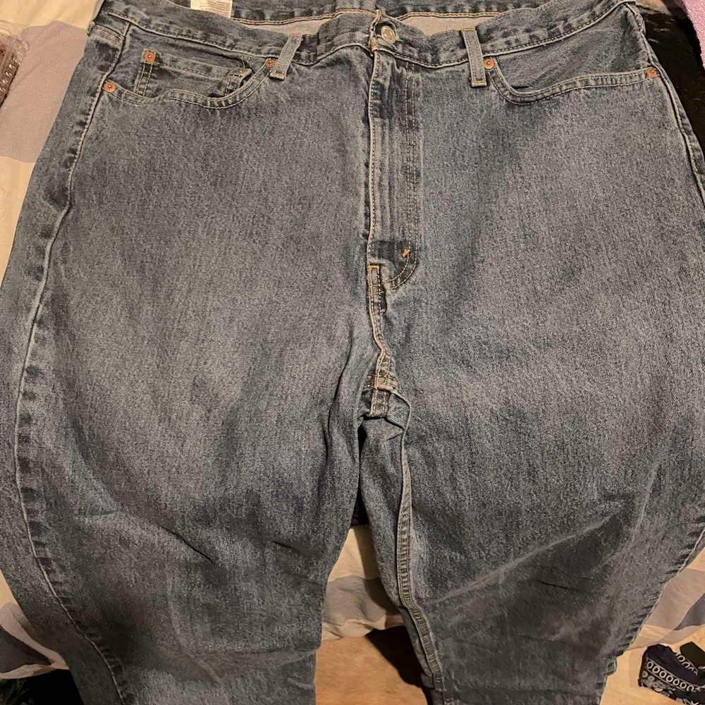 Lightly used relaxed, fit men’s denim